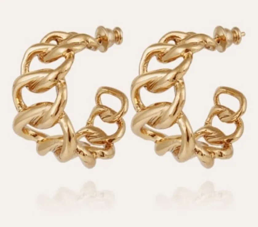 Gas Bijoux Bronx hoop earrings