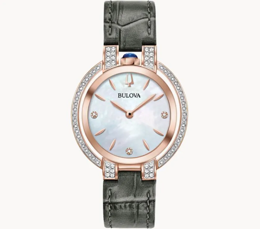 Bulova Rubaiyat DIAMOND Women' 98R268 Quartz Watch 35MM