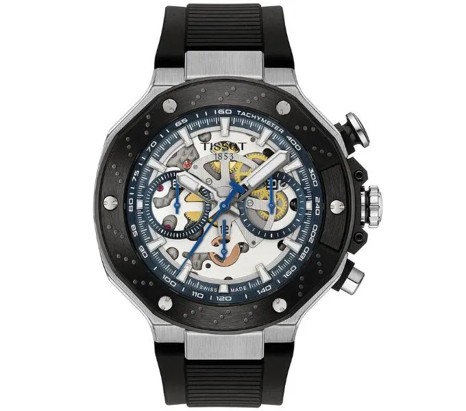 Tissot T-Race MotoGP T1414622704100 Automatic Chrono Rubber Strap Watch 45MM