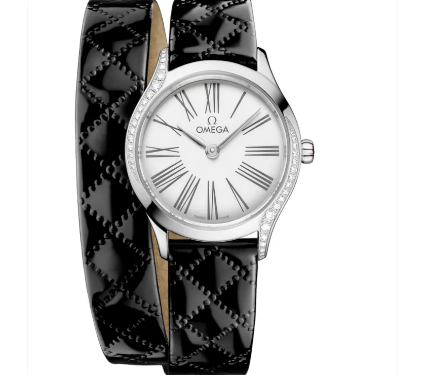 Omega De Ville Mini Tresor 428.17.26.60.04.007 Diamant Quartz Montre