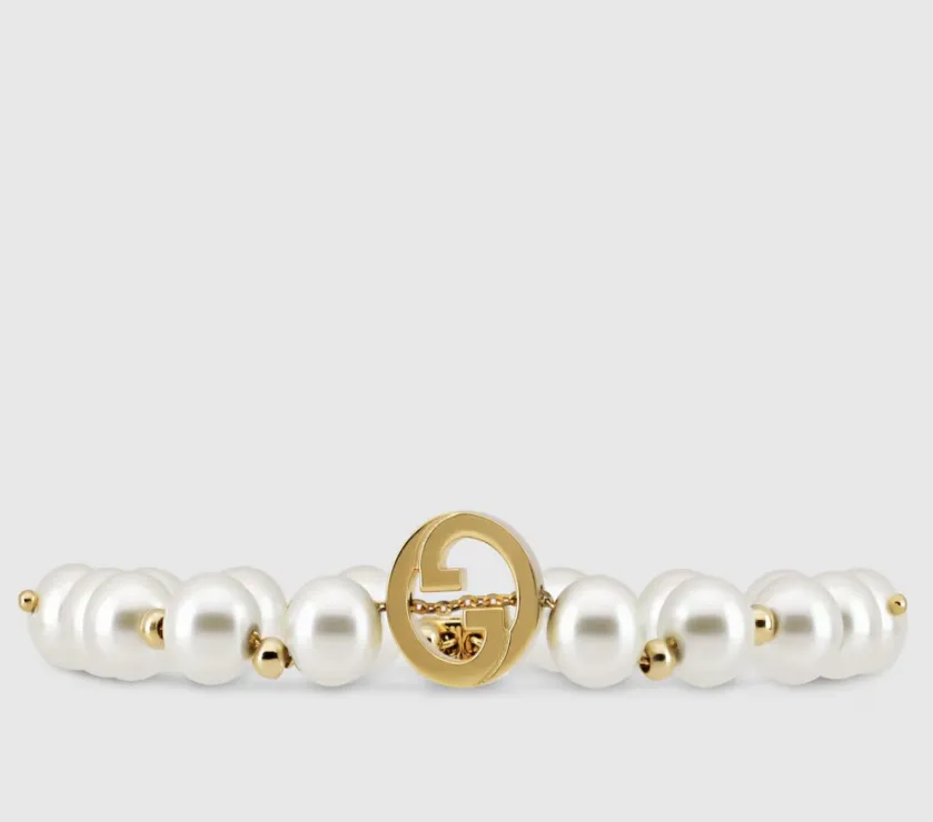 Gucci Interlocking Pearl JCF27 8062 Bracelet