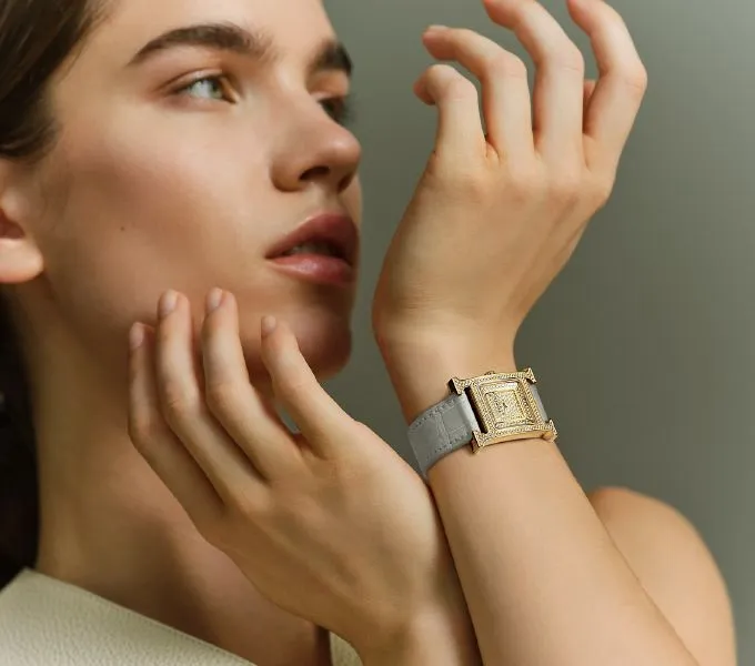 Hermes Heure Diamond Quartz watch Small 25 MM