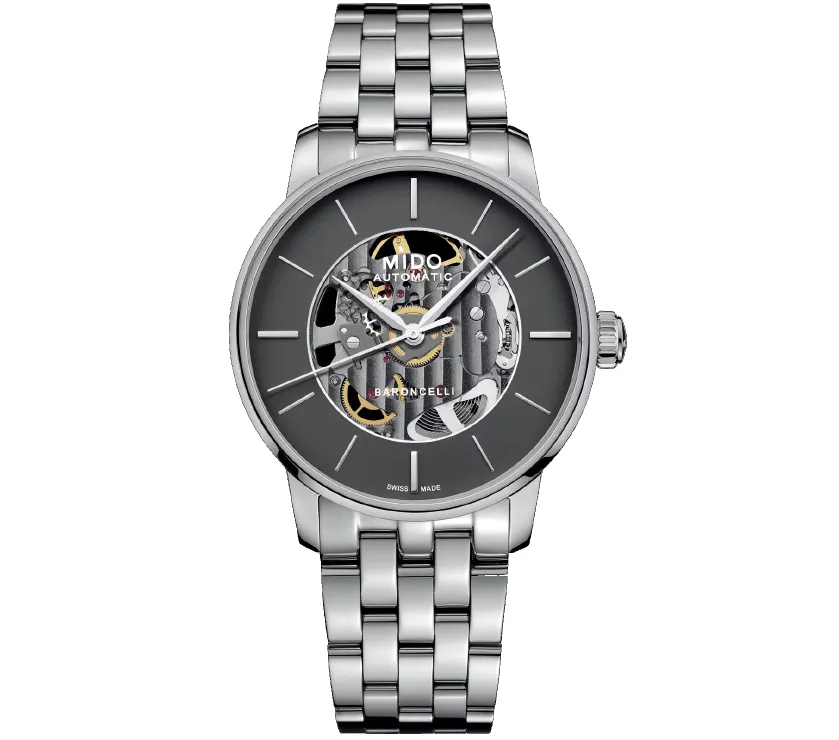 Mido Baroncelli Skeleton M037.436.11.061 Automatic Steel 39MM