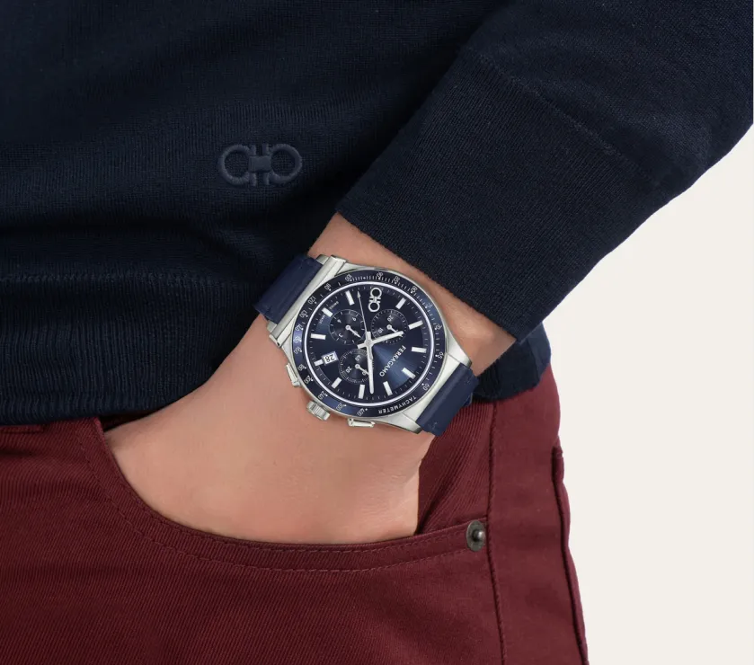 Ferragamo 1927 Chronograph Quartz Men' Watch 42MM