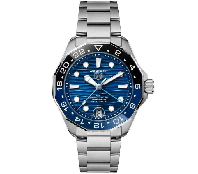 TAG Heuer Aquaracer Professional 300 GMT Blue Dial Automatic WBP5114 Watch 42MM