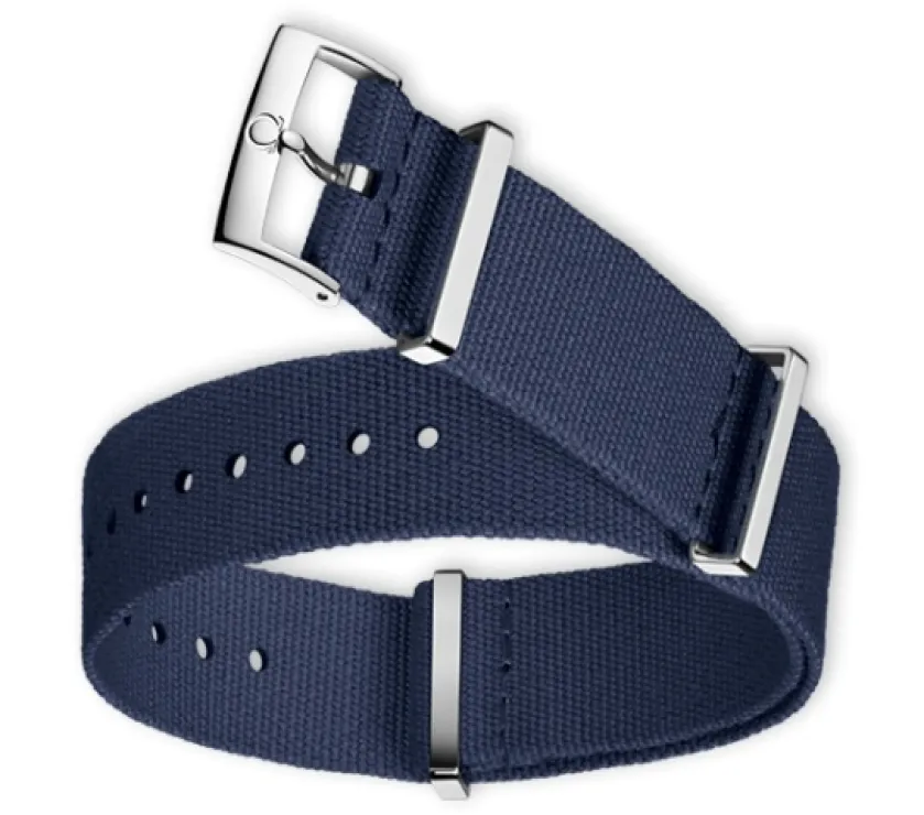 Omega 031CUZ010751 Polyester blue Nato Strap Montre